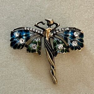 New Elegant Cloisonné Fairy Pin/Brooch